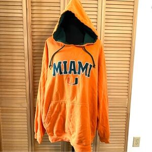 Unisex Men’s size XXL Miami University Hurricanes Hoodie
